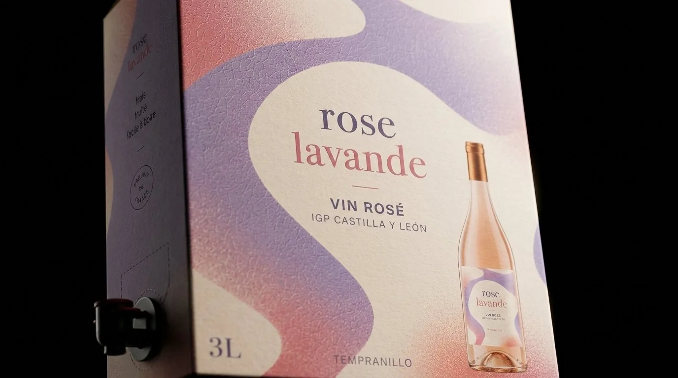 Étiquette Rose Lavande