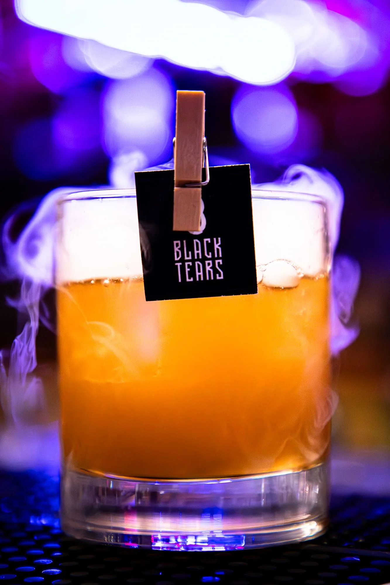 Cocktail Black Tears fumé